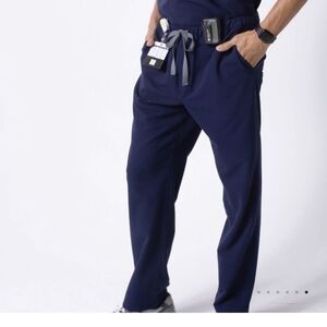 Figs Men's Pants Figs Pisco Basic Scrub Pants Medium Style FM4500 Blue